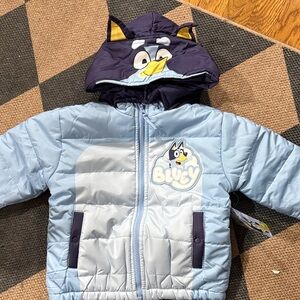 Bluey Kids Jacket with Ears